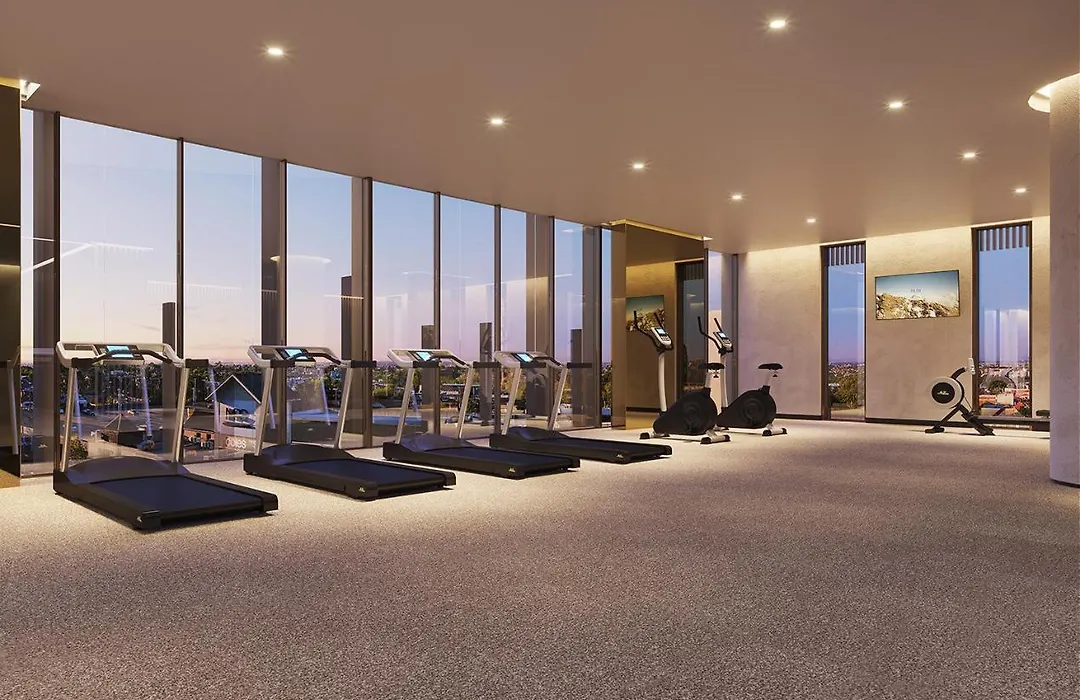 High-Rise Balcony Unit With City Views, Gym, Pool-1