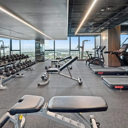 Contemporary 2-Bed Apartment With Pool And Gym-3