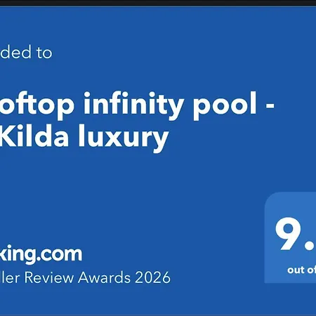 Rooftop Infinity Pool - St Kilda Luxury-3