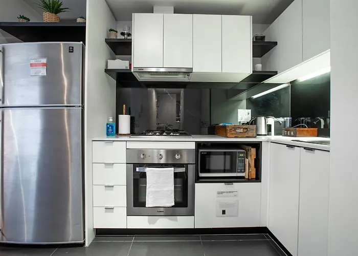 'Sunrise On Aura' Apartment With Stunning Views. Melburne admite animales