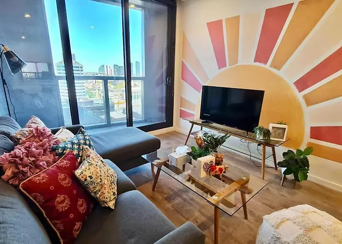Appartamento 1Br Boho Bliss! Walk To Botanic Gardens & Shrine Melbourne